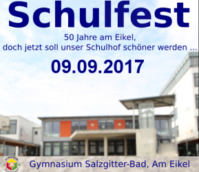 Plakat Schulfest